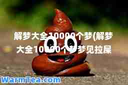 解梦大全10000个梦(解梦大全10000个梦梦见拉屎)