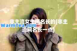 非主流女生网名长的(非主流网名长一点)