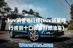 suv销量排行榜(suv销量排行榜前十口碑最好燃油车)