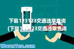 下载123123交通违章查询(下载123123交通违章查询电子版)