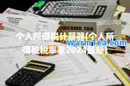 个人所得税计算器(个人所得税税率表2024)