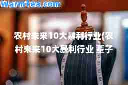 农村未来10大暴利行业(农村未来10大暴利行业 辈子)