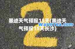 墨迹天气预报15天(墨迹天气预报15天长沙)