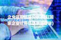 企业信用信息公示系统(国家企业信用信息系统登录)