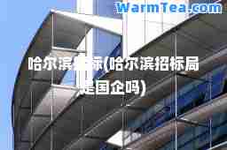 哈尔滨招标(哈尔滨招标局是国企吗)