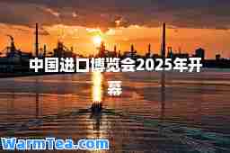 中国进口博览会2025年开幕