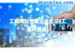工商网站查询企业信息(工商网查询)
