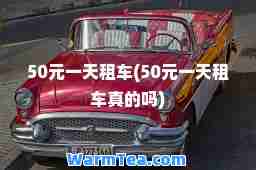 50元租车(50元租车真的吗)