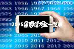 2025年展会大全一览表