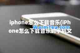 iphone怎么下载音乐(iPhone怎么下载音乐到手机文件夹)