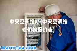 中央空调维修(中央空调维修价格报价表)