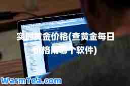 实时黄金价格(查黄金每日价格用哪个软件)