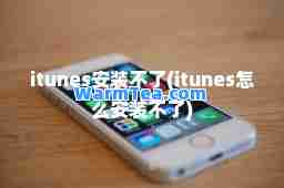 itunes安装不了(itunes怎么安装不了)