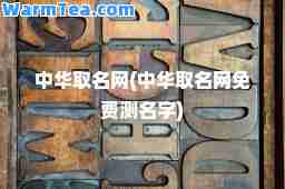 中华取名网(中华取名网免费测名字)