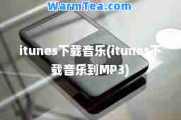 itunes下载音乐(itunes下载音乐到MP3)