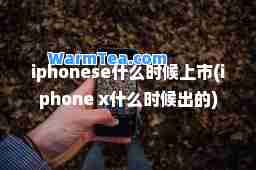 iphonese什么时候上市(iphone x什么时候出的)