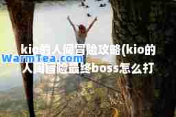 kio的人间冒险攻略(kio的人间冒险最终boss怎么打)