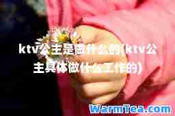 ktv公主是做什么的(ktv公主具体做什么工作的)