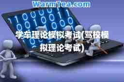 学车理论模拟考试(驾校模拟理论考试)