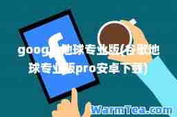 google地球专业版(谷歌地球专业版pro安卓下载)