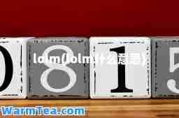 lolm(lolm什么意思)
