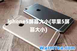 iphone5屏幕大小(苹果5屏幕大小)