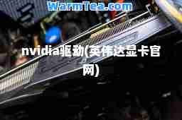 nvidia驱动(英伟达显卡官网)
