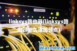 linksys路由器(linksys路由器怎么添加节点)