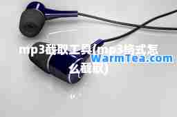 mp3截取工具(mp3格式怎么截取)