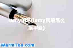 lamy钢笔(lamy钢笔怎么换墨囊)