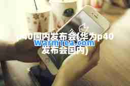 p40国内发布会(华为p40发布会国内)
