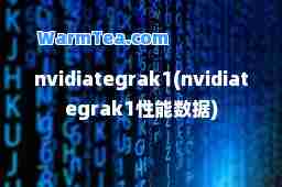 nvidiategrak1(nvidiategrak1性能数据)