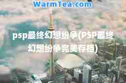 psp最终幻想纷争(PSP最终幻想纷争存档)