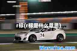 r标(r标是什么意思)