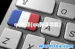qq翻译(qq翻译功能)