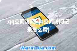 qq空间访问(qq空间访问记录怎么看)