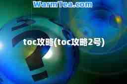 toc攻略(toc攻略2号)