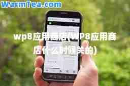 wp8应用商店(WP8应用商店什么时候关的)