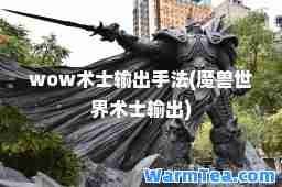 wow术士输出手法(魔兽世界术士输出)