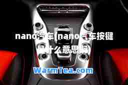 nano汽车(nano汽车按键是什么意思啊)