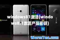 windows81激活(windows8.1激活产品密钥)