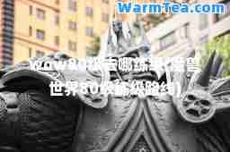 wow80级去哪练级(魔兽世界80级练级路线)