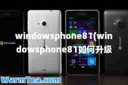 windowsphone81(windowsphone81如何升级10)
