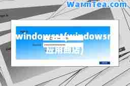 windowsrt(windowsrt应用商店)