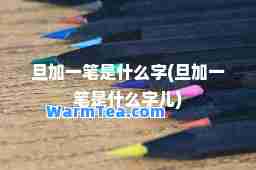 旦加一笔是什么字(旦加一笔是什么字儿)