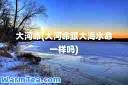 大河(大河跟大海水一样吗)