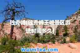 独秀峰(独秀峰王城景区游玩时间多久)