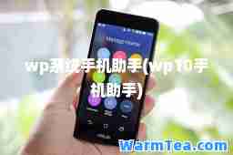 wp系统手机助手(wp10手机助手)