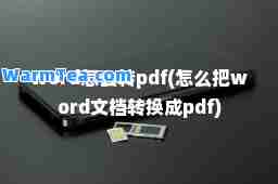 word怎么转pdf(怎么把word文档转换成pdf)