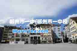 郴州市一中(郴州市一中校长)